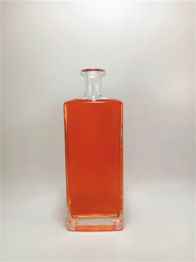 패션 750ml 유리 보드카 주류 병